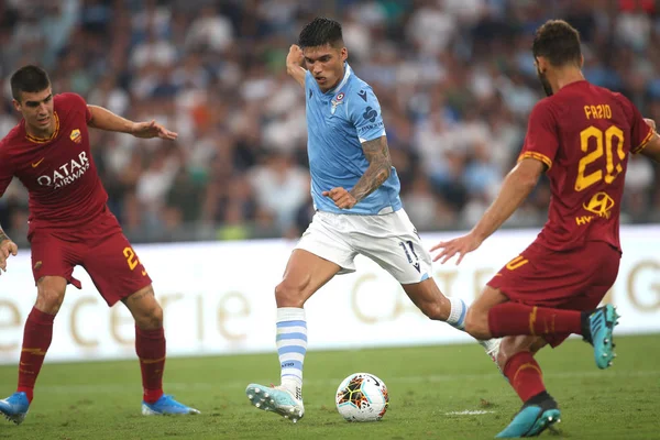 Serie A Футбольний матч: SS Лаціо проти як Рома, Рим, Італія-1 вересня 2019 — стокове фото