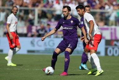 Serie A Futbol Maçı: Acf Fiorentina v Fc Juventus, Floransa, It