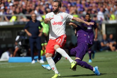 Serie A Futbol Maçı: Acf Fiorentina v Fc Juventus, Floransa, İtalya - 14 Eylül 2019