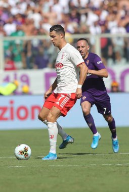 Serie A Futbol Maçı: Acf Fiorentina v Fc Juventus, Floransa, It