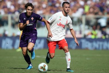 Serie A Futbol Maçı: Acf Fiorentina v Fc Juventus, Floransa, İtalya - 14 Eylül 2019