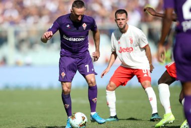 Serie A Futbol Maçı: Acf Fiorentina v Fc Juventus, Floransa, It