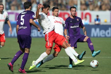 Serie A Futbol Maçı: Acf Fiorentina v Fc Juventus, Floransa, İtalya - 14 Eylül 2019