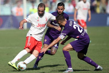 Serie A Futbol Maçı: Acf Fiorentina v Fc Juventus, Floransa, İtalya - 14 Eylül 2019