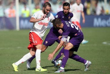 Serie A Futbol Maçı: Acf Fiorentina v Fc Juventus, Floransa, İtalya - 14 Eylül 2019