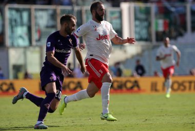 Serie A Futbol Maçı: Acf Fiorentina v Fc Juventus, Floransa, İtalya - 14 Eylül 2019