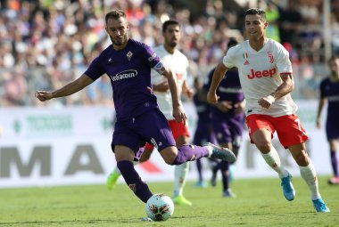 Serie A Futbol Maçı: Acf Fiorentina v Fc Juventus, Floransa, İtalya - 14 Eylül 2019