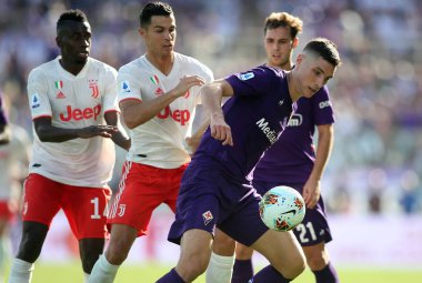 Serie A Futbol Maçı: Acf Fiorentina v Fc Juventus, Floransa, İtalya - 14 Eylül 2019