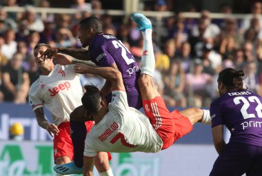 Serie A Futbol Maçı: Acf Fiorentina v Fc Juventus, Floransa, İtalya - 14 Eylül 2019