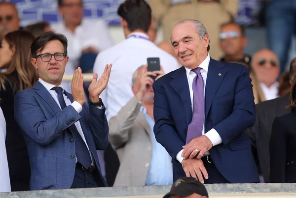 SERIE A SOCCER MATCH: ROCCO COMMISSO, ACF FIORENTINA v FC JUVENTUS, FLORENCE, ITALY 14 กันยายน 2019 — ภาพถ่ายสต็อก