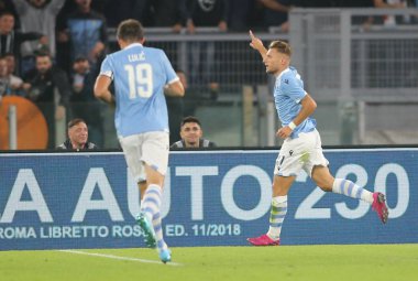 Serie A Futbol Maçı: Ss Lazio Vs Parma, Roma, İtalya - 22 Eylül 2019