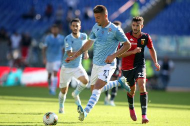 Serie A Futbol Maçı: Ss Lazio Vs Genoa, Roma, İtalya - 29 Eylül 2019