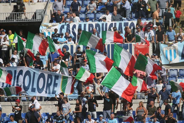 Serie A Soccer match: SS Lazio vs Genua, Rome, Italië-29 september 2019 — Stockfoto