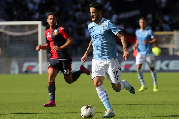 SERIE A SOCCER MATCH: SS LAZIO VS GENOA, ROMA, ITALIA - 29 SETTEMBRE 2019 — Foto Stock