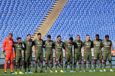 Serie A Futbol Maçı: Romanlar Cagliari, Roma, İtalya 'ya Karşı - 06 Ekim 2019