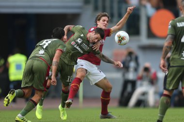 Serie A Futbol Maçı: Romanlar Cagliari, Roma, İtalya 'ya Karşı - 06 Ekim 2019