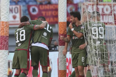Serie A Futbol Maçı: Romanlar Cagliari, Roma, İtalya 'ya Karşı - 06 Ekim 2019
