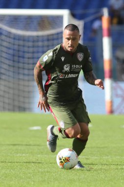 Serie A Futbol Maçı: Romanlar Cagliari, Roma, İtalya 'ya Karşı - 06 Ekim 2019