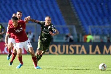 Serie A Futbol Maçı: Romanlar Cagliari, Roma, İtalya 'ya Karşı - 06 Ekim 2019