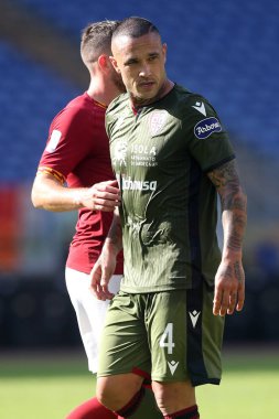 Serie A Futbol Maçı: Romanlar Cagliari, Roma, İtalya 'ya Karşı - 06 Ekim 2019