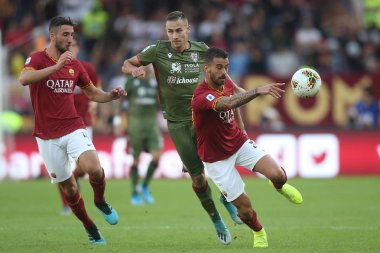 Serie A Futbol Maçı: Romanlar Cagliari, Roma, İtalya 'ya Karşı - 06 Ekim 2019