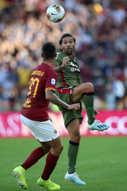Serie A Futbol Maçı: Romanlar Cagliari, Roma, İtalya 'ya Karşı - 06 Ekim 2019
