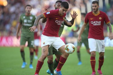 Serie A Futbol Maçı: Romanlar Cagliari, Roma, İtalya 'ya Karşı - 06 Ekim 2019