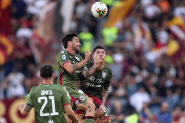 Serie A Futbol Maçı: Romanlar Cagliari, Roma, İtalya 'ya Karşı - 06 Ekim 2019