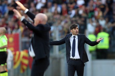 Serie A Futbol Maçı: Romanlar Cagliari, Roma, İtalya 'ya Karşı - 06 Ekim 2019