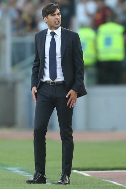 Serie A Futbol Maçı: Romanlar Cagliari, Roma, İtalya 'ya Karşı - 06 Ekim 2019