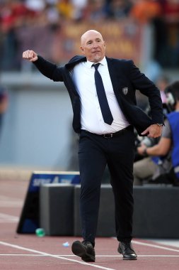 Serie A Futbol Maçı: Romanlar Cagliari, Roma, İtalya 'ya Karşı - 06 Ekim 2019