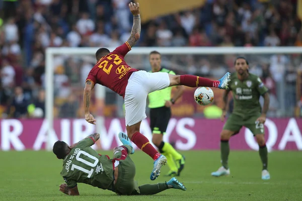 Serie A Soccer Match: As Roma Vs Cagliari, Ρώμη, Ιταλία - 06 Οκτωβρίου 2019 — Φωτογραφία Αρχείου