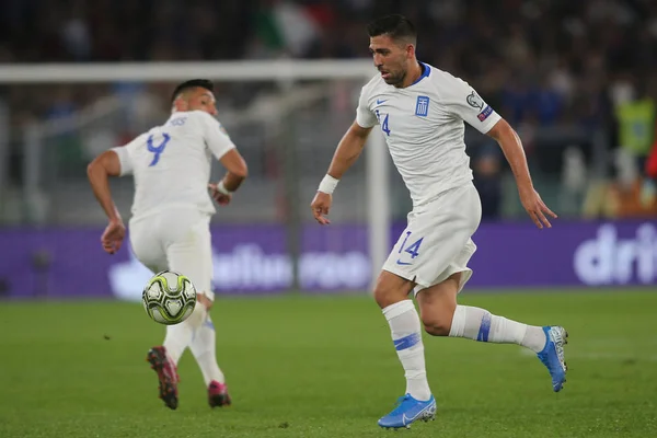 UEFA EURO 2020 QULIFIER MATCH ITALIA VS GRECIA - ROMA, ITALIA - 12 DE OCTUBRE DE 2019 — Foto de Stock