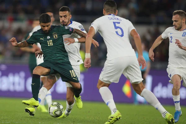 Uefa Euro 2020 Qulifier Match Italy Vs Greece - Ρώμη, Ιταλία - 12 Οκτωβρίου 2019 — Φωτογραφία Αρχείου