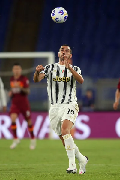 Roma Itália 2020 Bonucci Juventus Ação Durante Serie Italiana Jogo — Fotografia de Stock