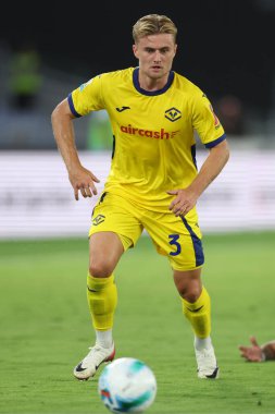 Roma, İtalya 31 Ağustos 2025: Martin Frese Serie A Enilive 2025-2026, 2. gün, SS Lazio ve Hellas Verona arasında Olimpiyat Stadyumu 'nda oynanan futbol karşılaşmasında.