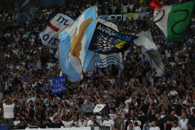 Roma, İtalya 31 Ağustos 2025: Serie A Enilive 2025-2026, 2. gün, SS Lazio ve Hellas Verona arasında Olimpiyat Stadyumu 'nda oynanan futbol karşılaşması.