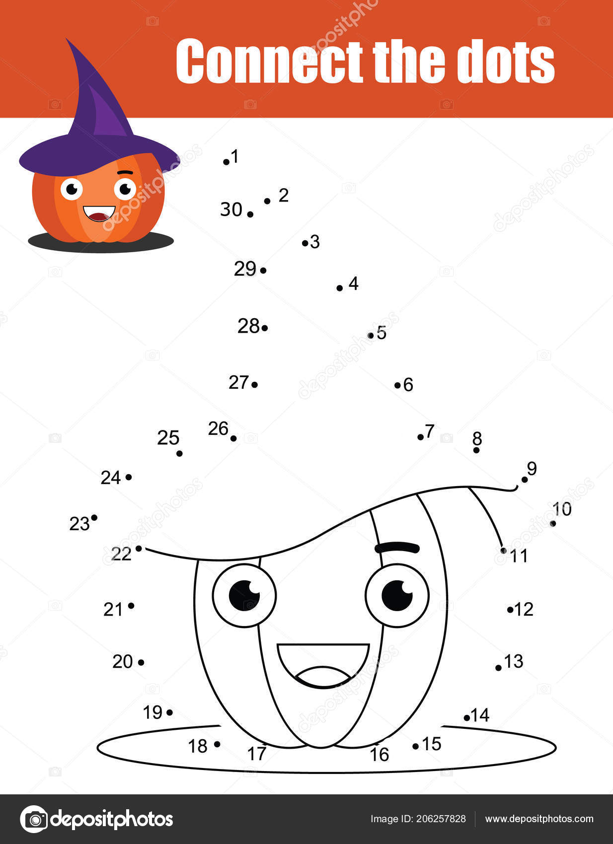 Connect Dots Children Educational Drawing Game Dot Dot Numbers Game Stock Vector Image By C Ksuklein