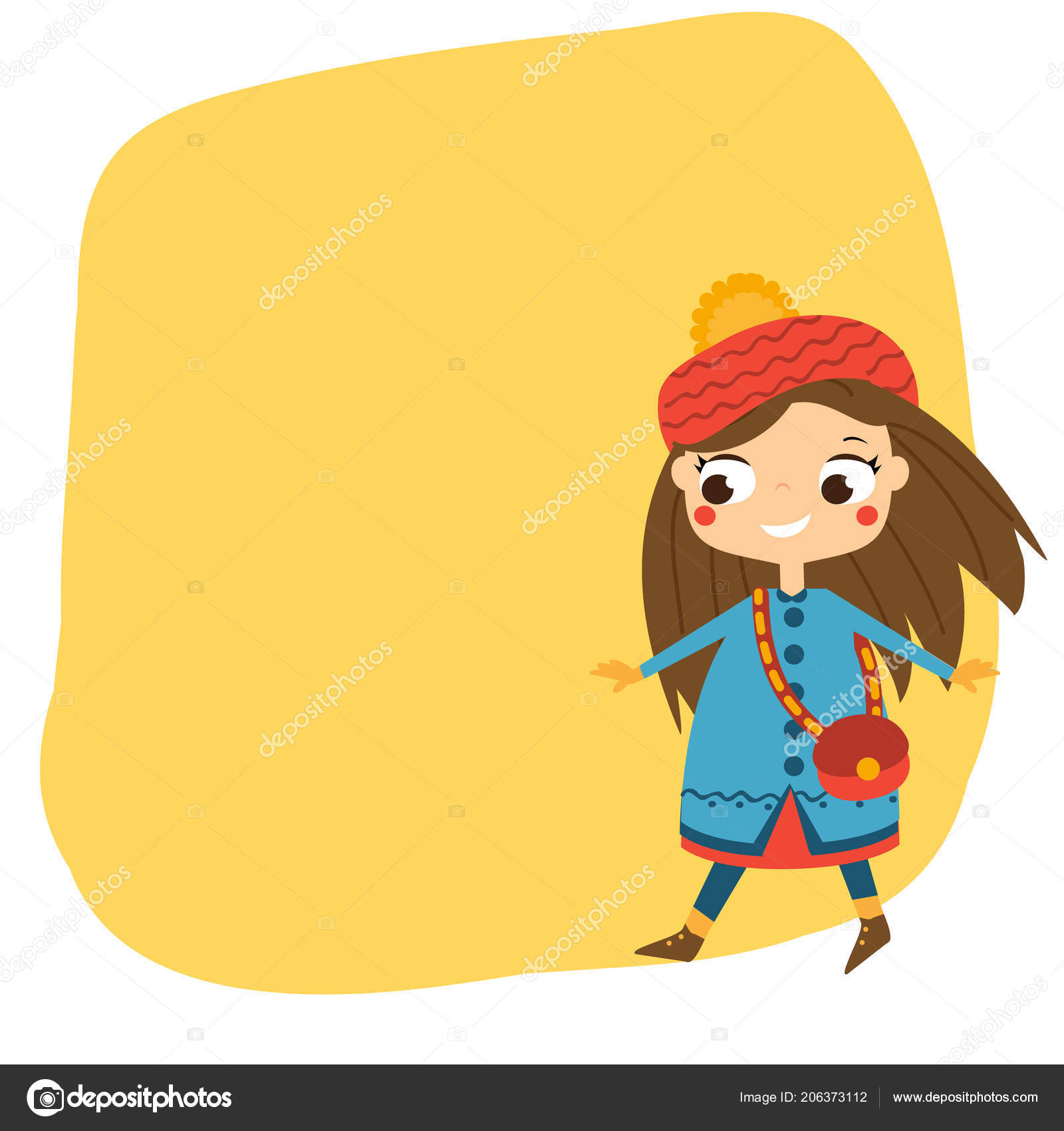 Cartoon girl Vector Art Stock Images | Depositphotos Cartoon girl Vector Art Stock Images | Depositphotos