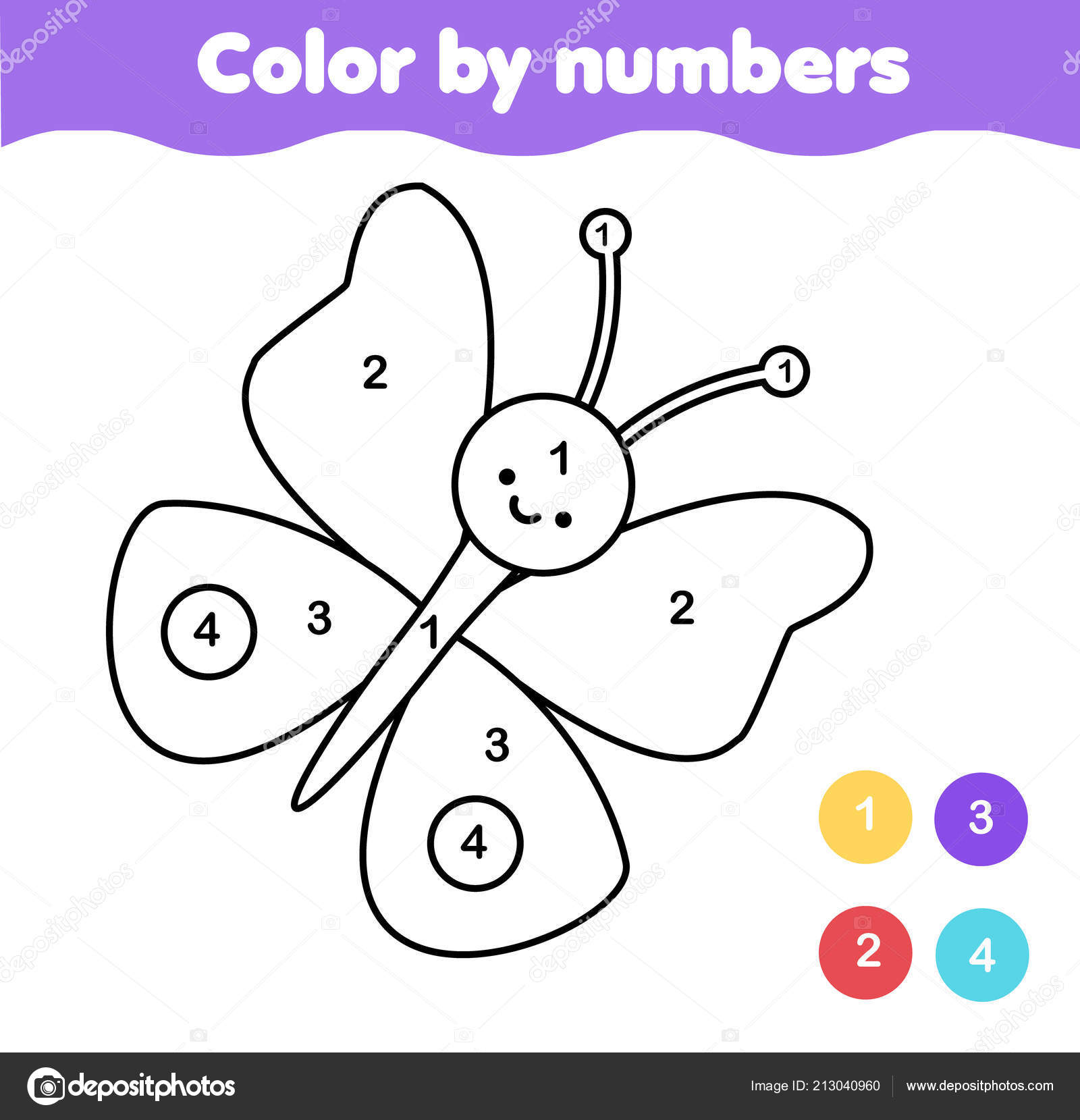 Blueberry coloring page vector folha de trabalho educacional colorida por  amostra jogo de pintura crianças pré-escolares