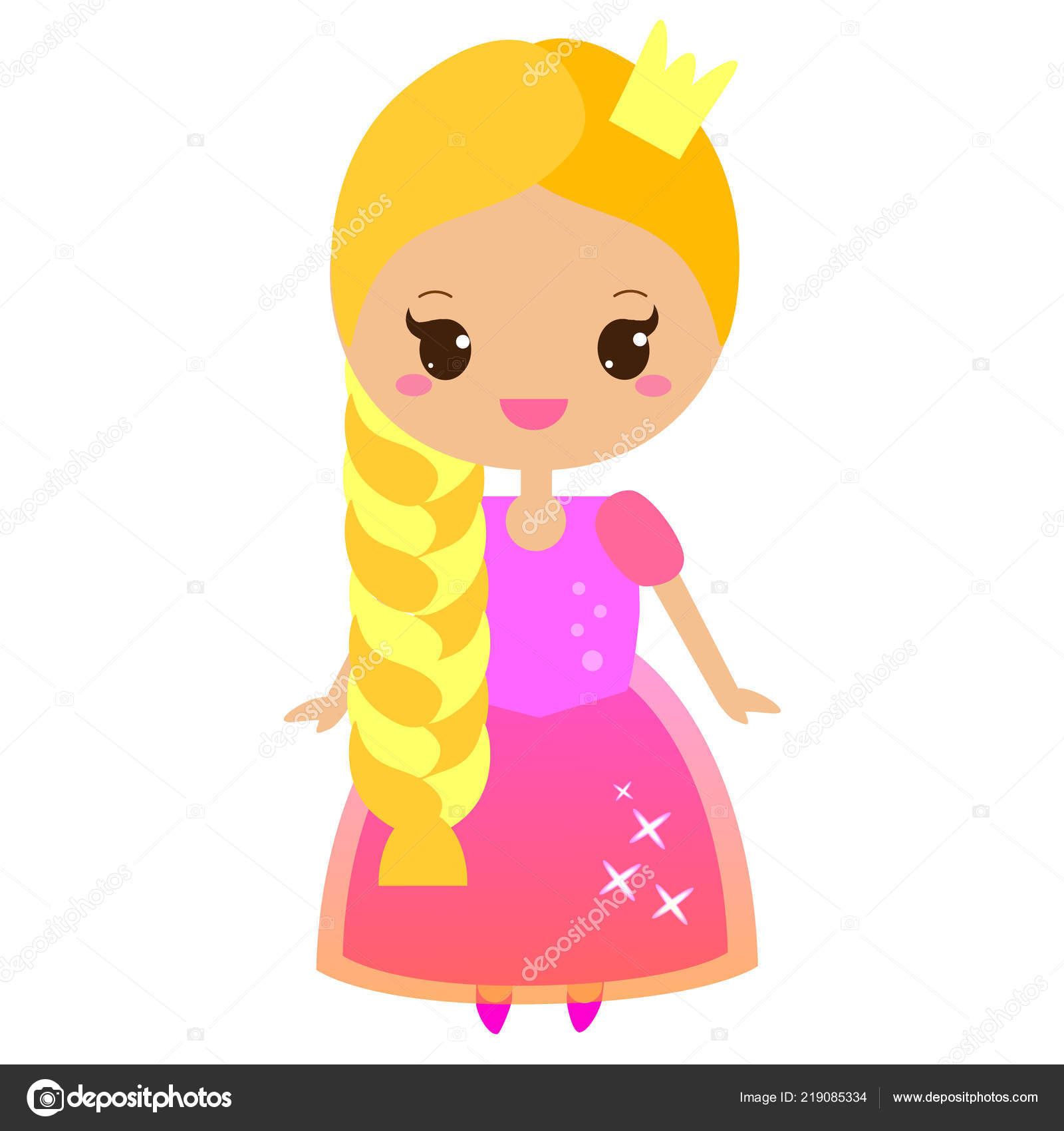 Rapunzel Cute Fairy Tale Character Kawaii Style Stock Vector Image by ©ksuklein #219085334 Rapunzel Cute Fairy Tale Character Kawaii Style Stock Vector Image by ©ksuklein #219085334