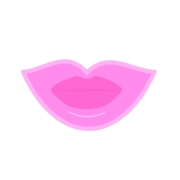 化妆品果冻嘴唇补丁 美容脸护理孤立的图标 — 图库矢量图片