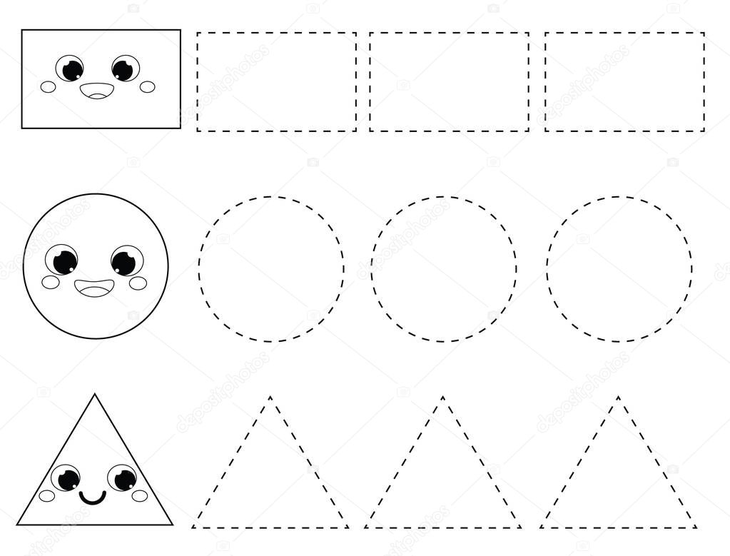 Hoja Ejercicios Escritura Educativo Los Niños Juego Imprimir Hoja