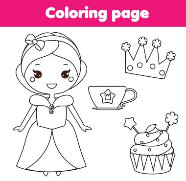 102  Coloring Pages Princess Crown  HD
