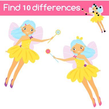 Eğitici çocukların oyunlarındaki farklılıkları cevapla bul. Elf perisiyle çocuk aktivitesi