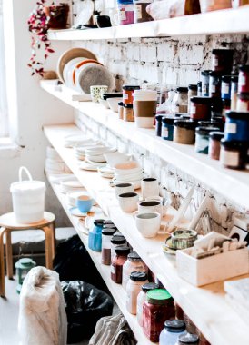 Seramik tablo ürünü boyama atölyesi üretimi