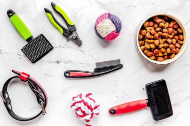 taştan arka planda hayvan bakımı ve eğitimi