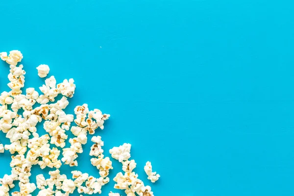 Frame of popcorn from above copy space — Stock Photo, Image