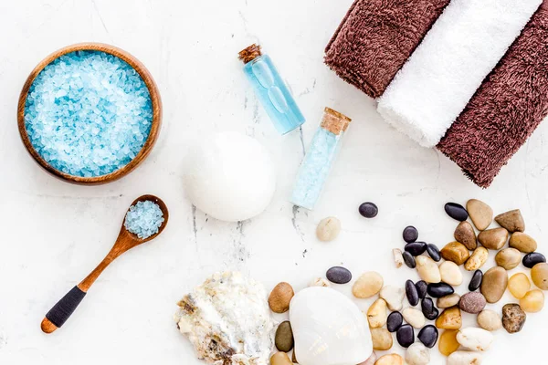 Mavi deniz kaplıcaları maskarası. Üst görünüm