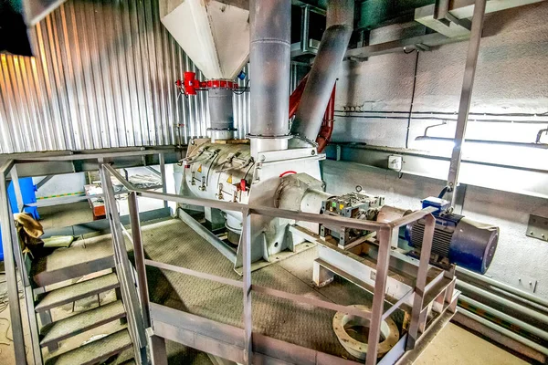 Betonmischbehälter der Fabrik — Stockfoto